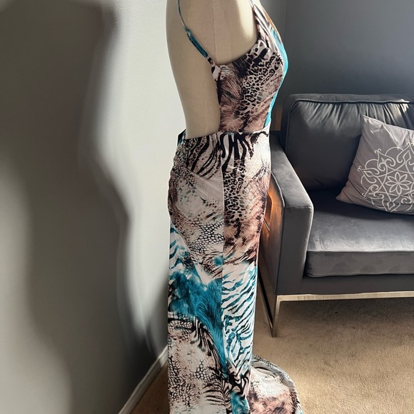 Long Summer Evening Dress - Picture 2 of 3